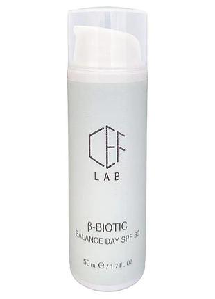 Матирующий дневной крем spf 30 cef lab b-biotic balance day 50 мл