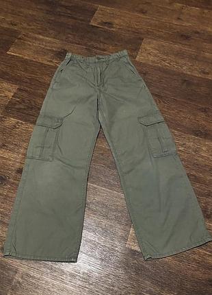 Підліткові штани карго h&m
