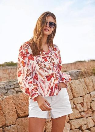 Рубашка хлопковая в цветочный принт next s