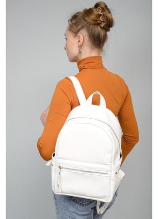 Базовый белый рюкзак3 фото
