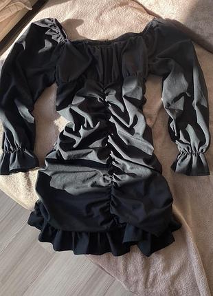 Плаття жіноче чорне shein