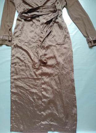 Накидка макси длины с поясом в бельевом стиле missguided