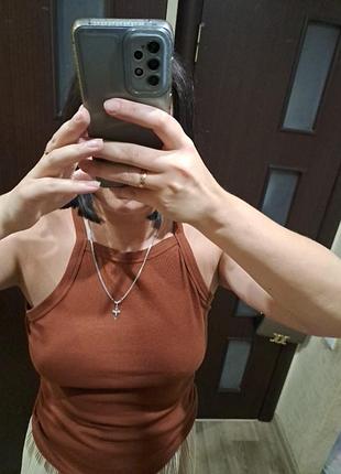 Майка в рубчик