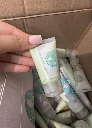Міні маска для обличчя освіжаюча та охолоджуюча nanibeauty тревел формат