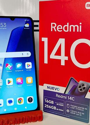 Мобильный телефон xiaomi redmi 14c 8/256gb midnight black nfc
