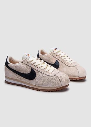 Кросівки жіночі cortez vintage suede beige