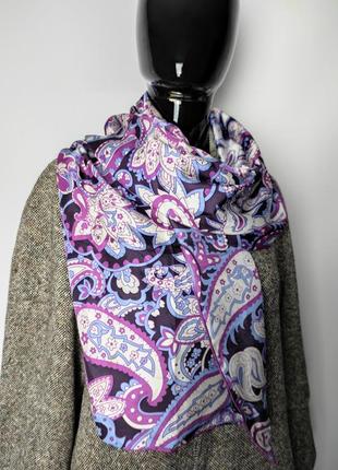 Шелковый шарф платок косынка палантин fraas2 фото
