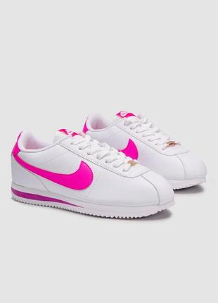 Жіночі кросівки cortez gs white laser fuchsia