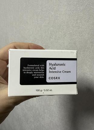Cosrx hyaluronic acid intensive cream крем для обличчя