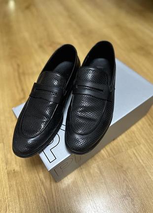 Туфлі preppy, шкіра.