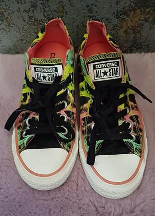 Кеди converse all star леопардовий принт2 фото