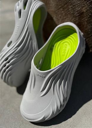 Кроксы сабо унисекс echo wave clog atmosphere новинка crocs avis лидер продаж crocs avis echo wave clog atmosphere