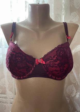 Hunkemoller ліфчик бюстик  бюстгальтер фіолетовий 75 d