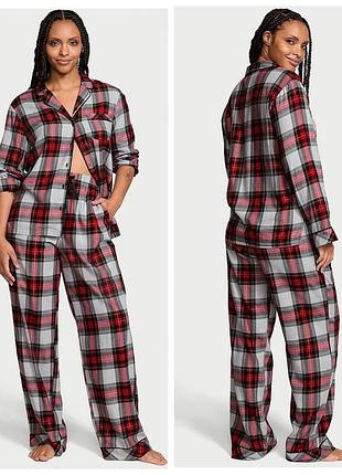 Victoria´s victorias secret виктория сикрет пижама, костюм для дома flannel long pajama set