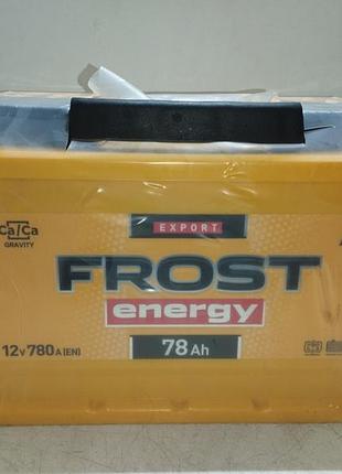 Frost energy аккумулятор 78ah 780a (правый+ евро)