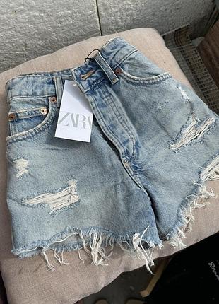 Джинсові шорти zara