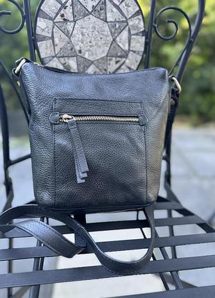 Кожаная сумка кроссбоди accessorize