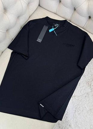 Футболка represent black чоловіча чорна бавовна 57204