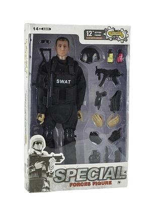 Іграшка солдат/swat 12 action figure