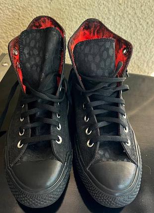 Converse кеди чорні високі, р. 39.5