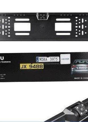 Камера заднего вида в рамке номера jx-9488