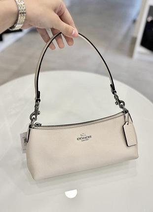 Сумка брендова coach charlotte shoulder bag шкіра оригінал на подарунок