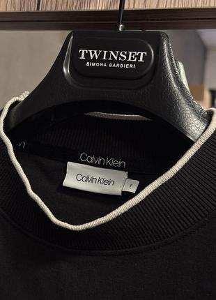 Унісекс світшот кофта чорна calvin klein 🔥 8