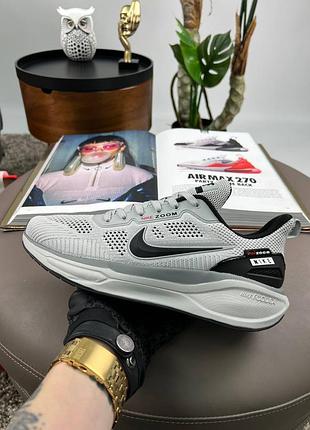 Кросівки nike air zoom x react light grey black2 фото