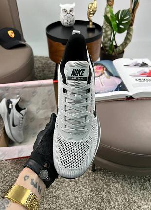 Кросівки nike air zoom x react light grey black8 фото