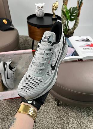 Кросівки nike air zoom x react light grey black9 фото