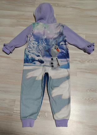 Сиреневый  слип человечек пижама кугуруми поддева george frozen(холодное сердце)6 фото