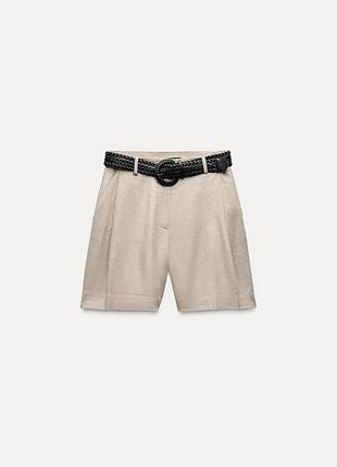 Шорти zara льон