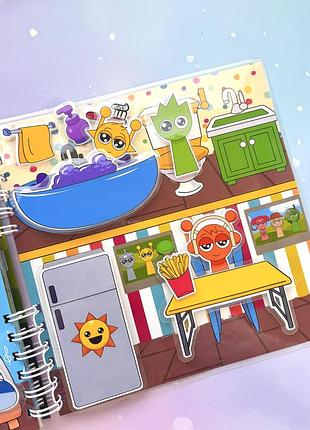 Альбом игра на липучках спунки 7