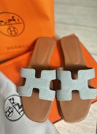 Шльопанці hermes# тапки# шлепанцы#брендове взуття
