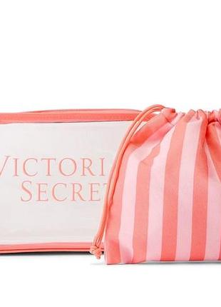 Набір косметичок victorias secret bombshell косметичка оригінал