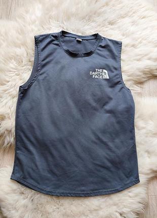 💚💙❤️ чудова сіра майка north face