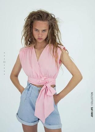 Бавовняна блуза zara