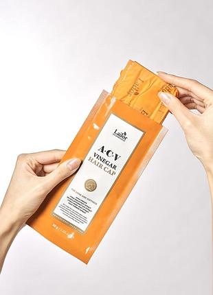 La’dor acv vinegar маска-шапочка для волосся з яблучним оцтом, 30 г