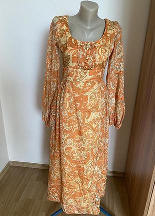 Рідкісна богемна сукня максі berkertex  70-х років