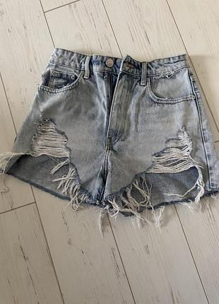 Джинсові шорти zara