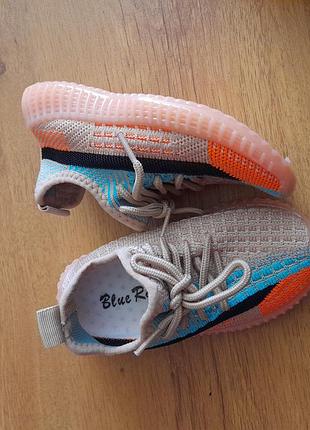 Кроссовки, изы, зики blue rama, 26р., стелька 16см. новые.