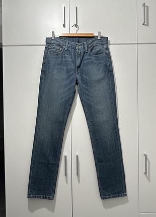 Мужские голубые джинсы levi's 511 w33 l 34 (л)
