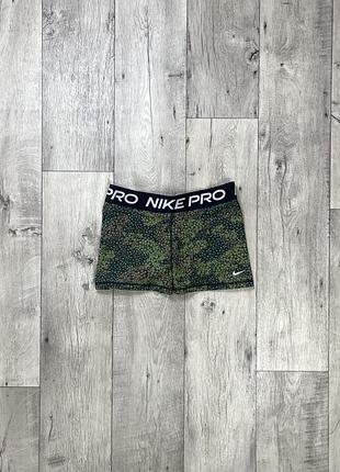 Nike pro dri-fit лосины велосипедки l размер спортивные хаки
