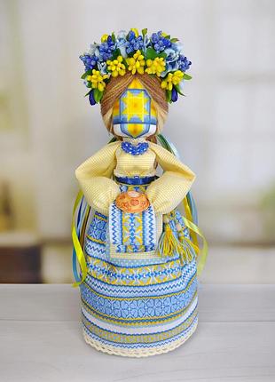 Мотанка "квітуча україна" 35 см