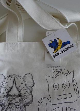 Двухсторонняя сумка kaws warhol ut 9