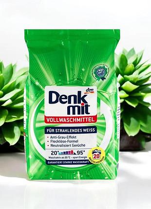 Пральний порошок denkmit для білих речей 1.35 кг 20 прань