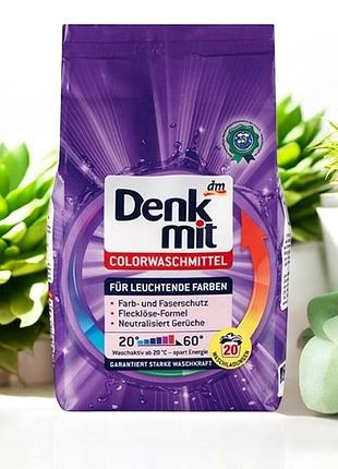 Пральний порошок для кольорових речей denkmit 1,35 кг 20 прань
