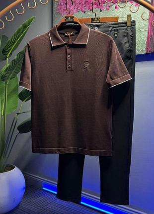 Чоловічий костюм футболка поло штани loro piana