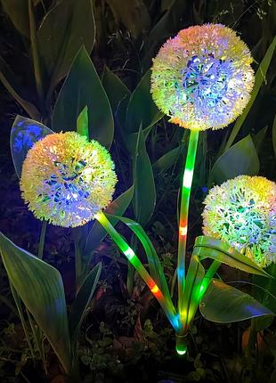 Декоративный цветок с подсветкой одуванчика | для балкона | энергосберегающая | led