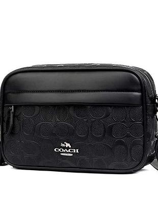 Сумка coach monogramm crossbody bag кросс боди унисекс